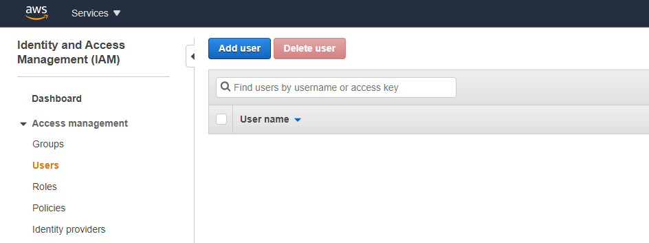 IAM Dashboard